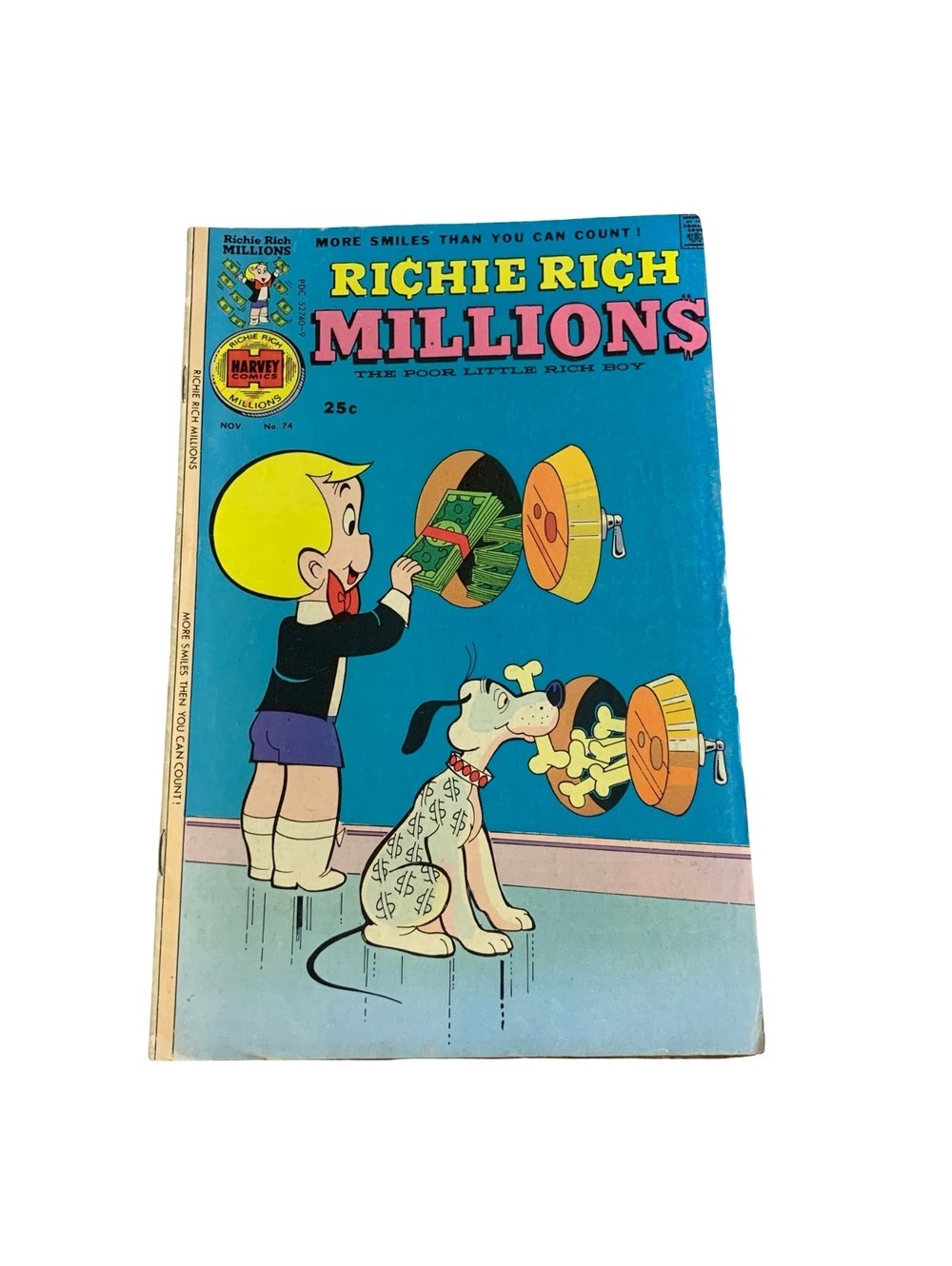 Richie Rich Millions #74 Harvey Comics Vintage Single Issue Comic Book